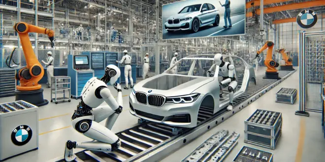 humanoid robotok dolgoznak a bmw spartanburgi üzemében 1 bmw sikeresen tesztelt figzre 2 humanoid robotokat a gyártásban
